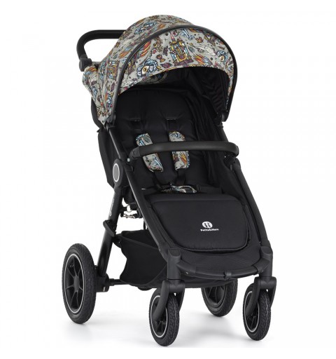 Petite&Mars Street2 Air Black - wózek spacerowy do 22kg | Wonderland